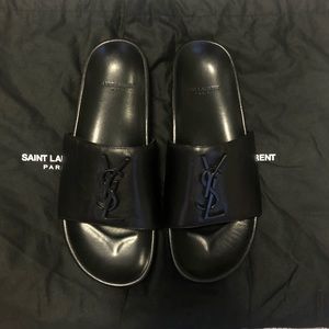 Women Saint Laurent Paris slides